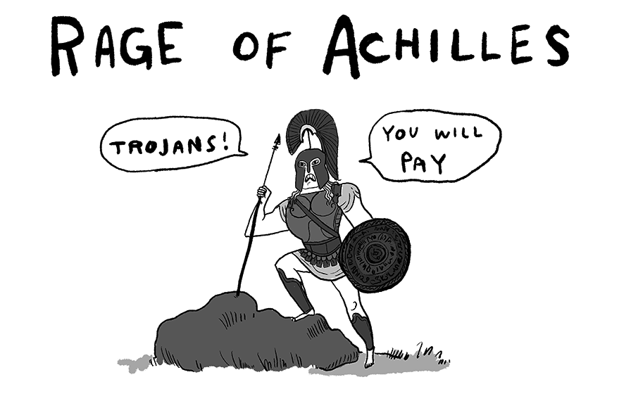 Rage of Achilles by Kate Beaton