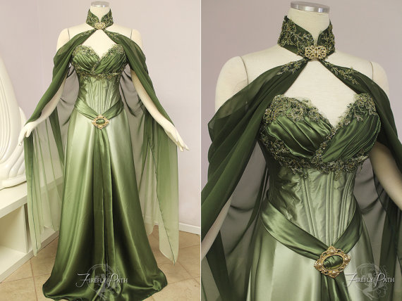 Elven Bridal Gown by The Firefly Path (via)
